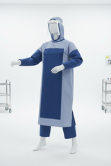 Medical Isolation Gown - Worn View