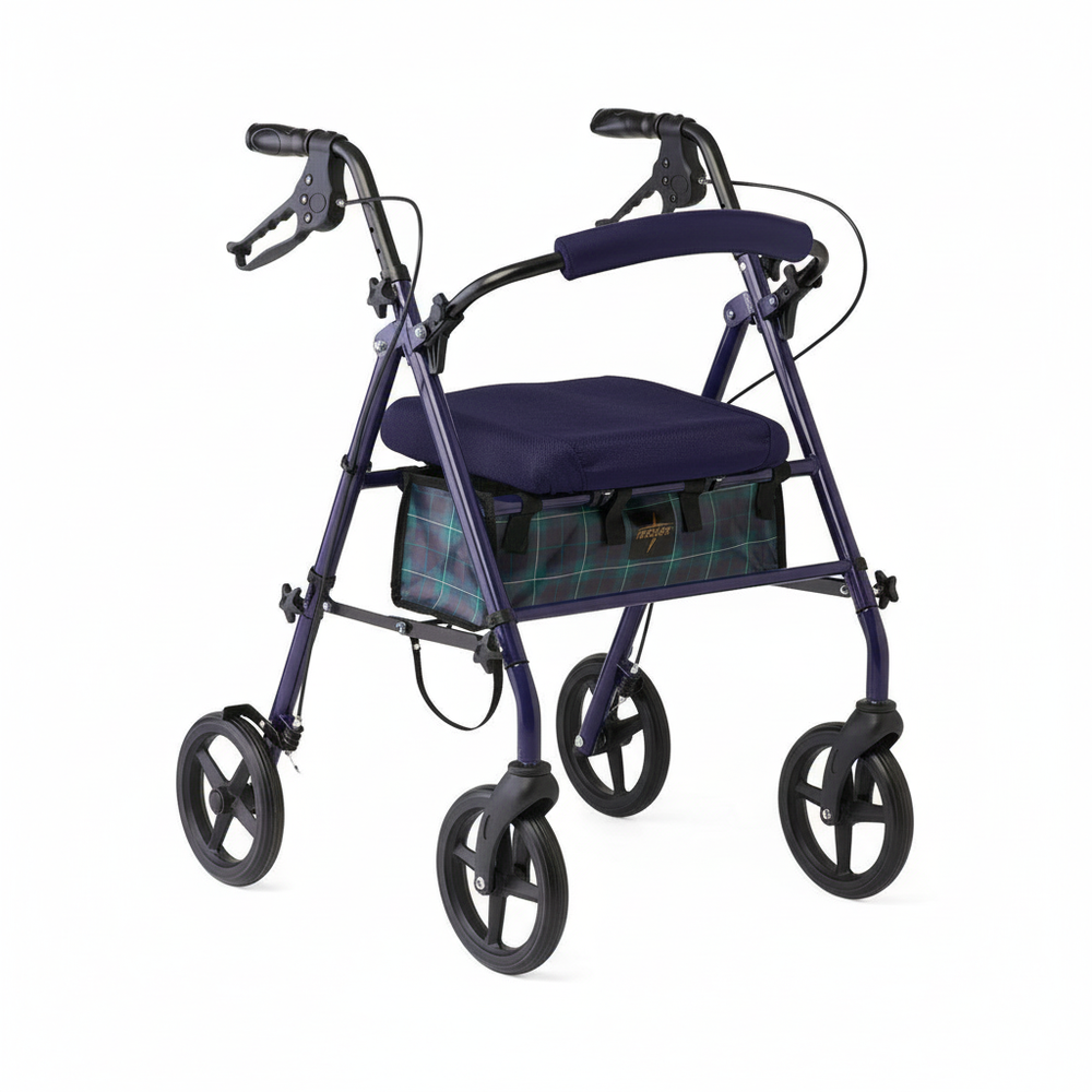 Side angle view showing folding mechanism