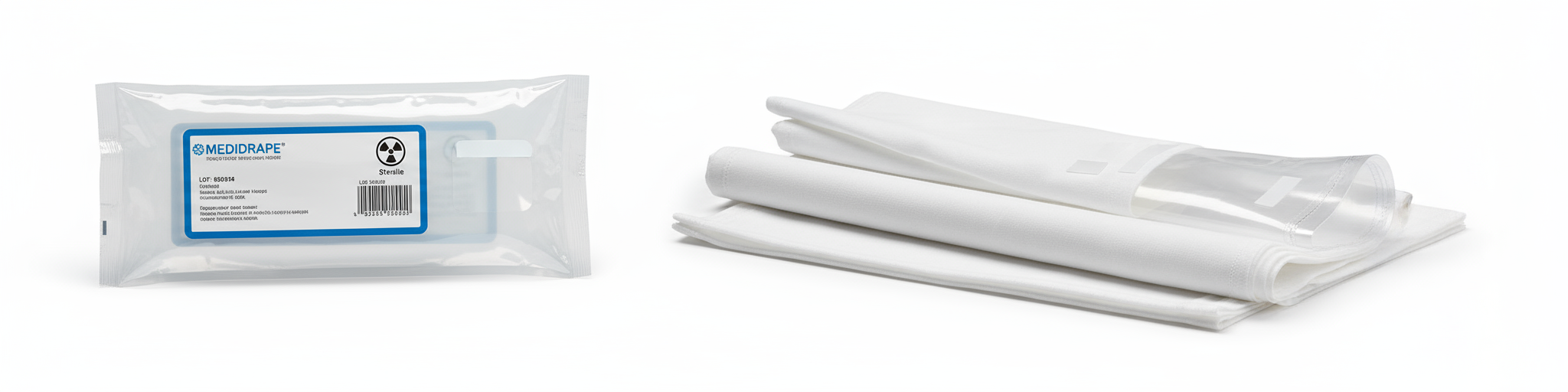 Product with sterile packaging