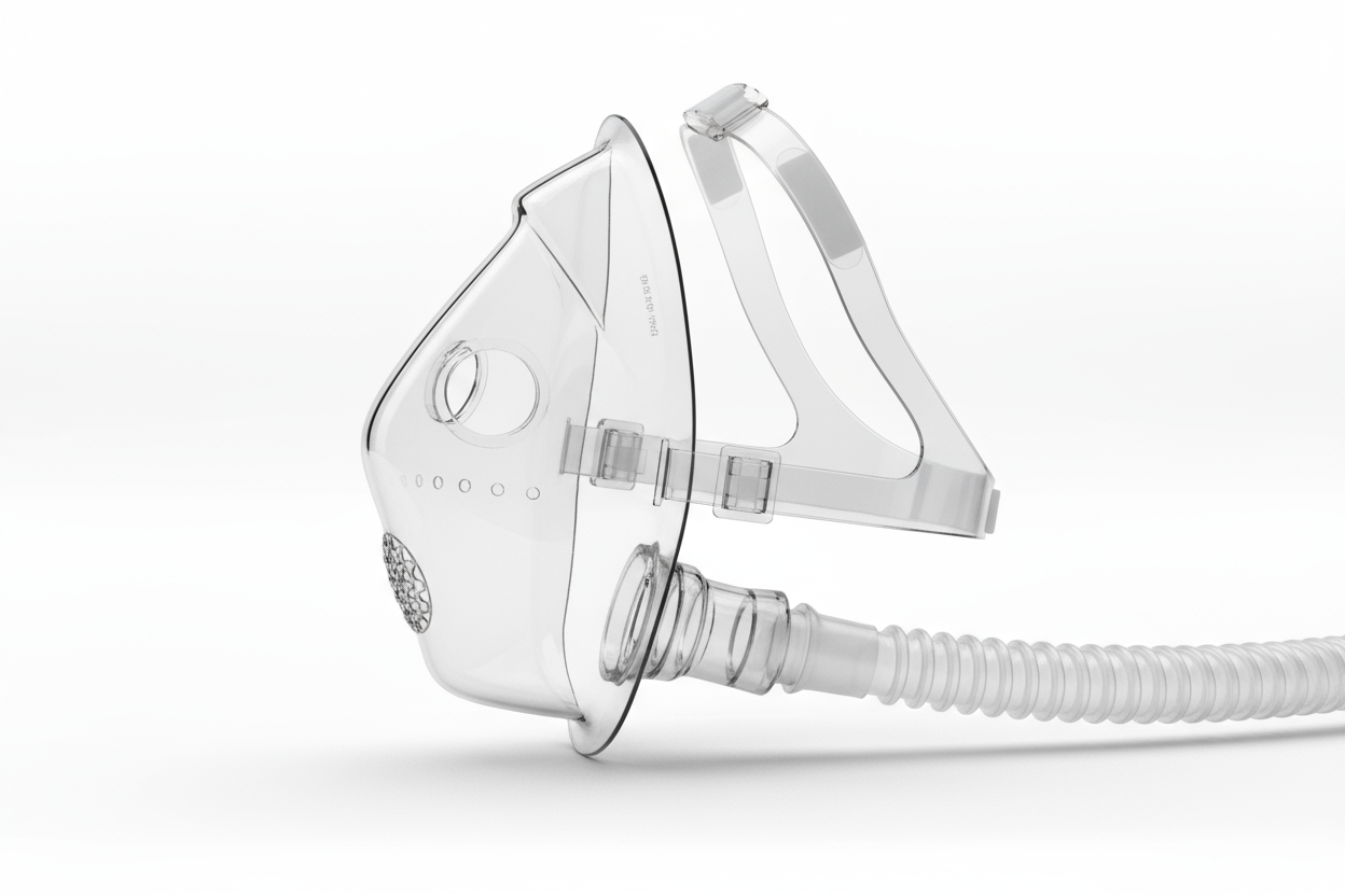 Aerosol Mask Side Profile