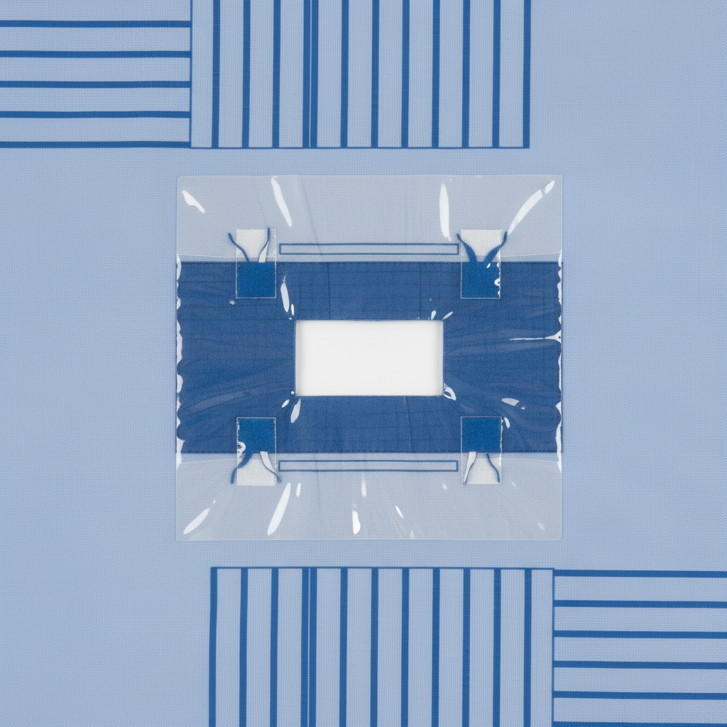 Fenestration Detail with Adhesive Border