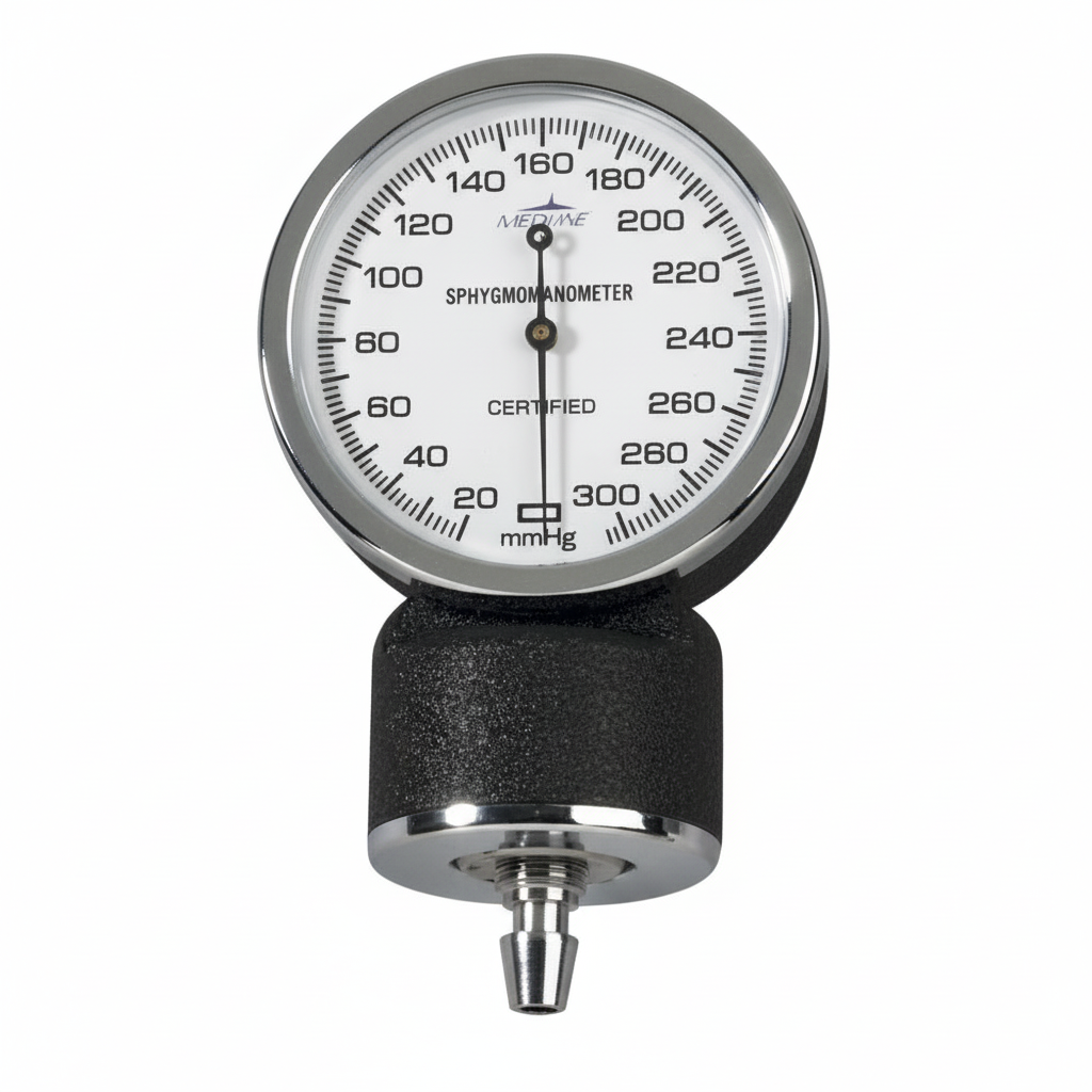 Close-up gauge dial view