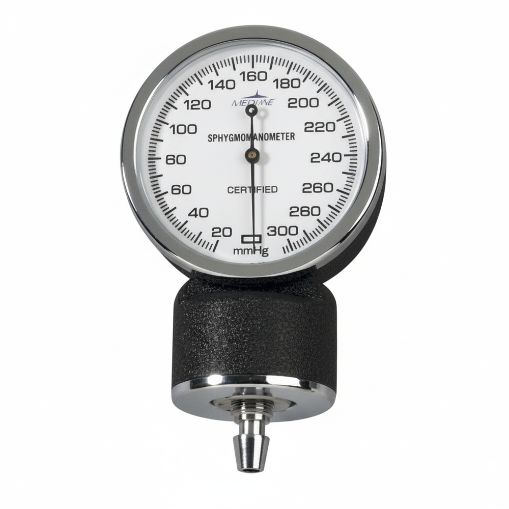 Close-up gauge dial view