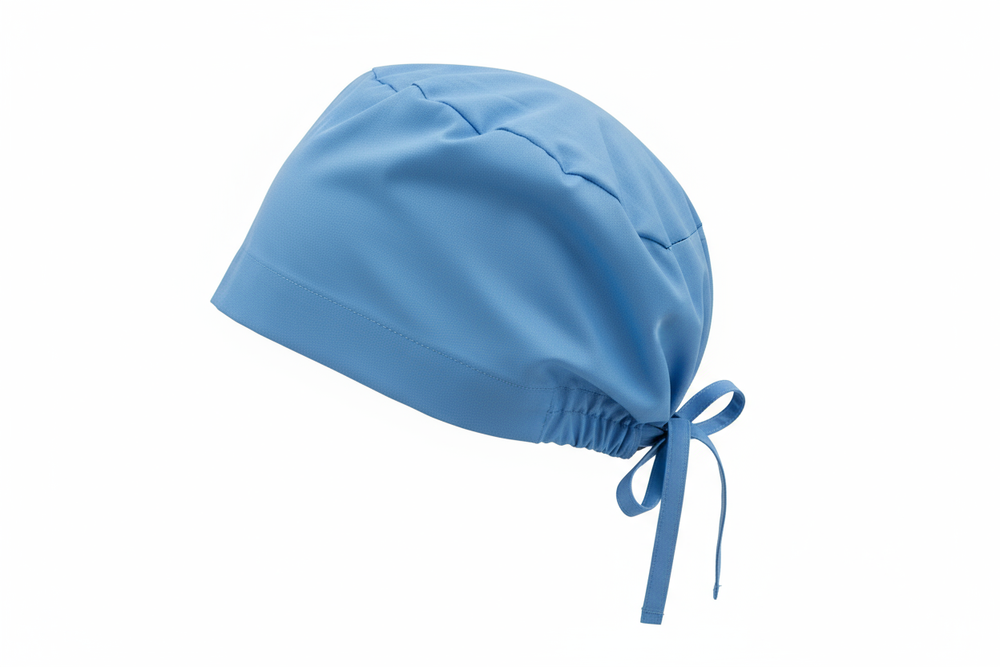 Side profile of surgeon cap