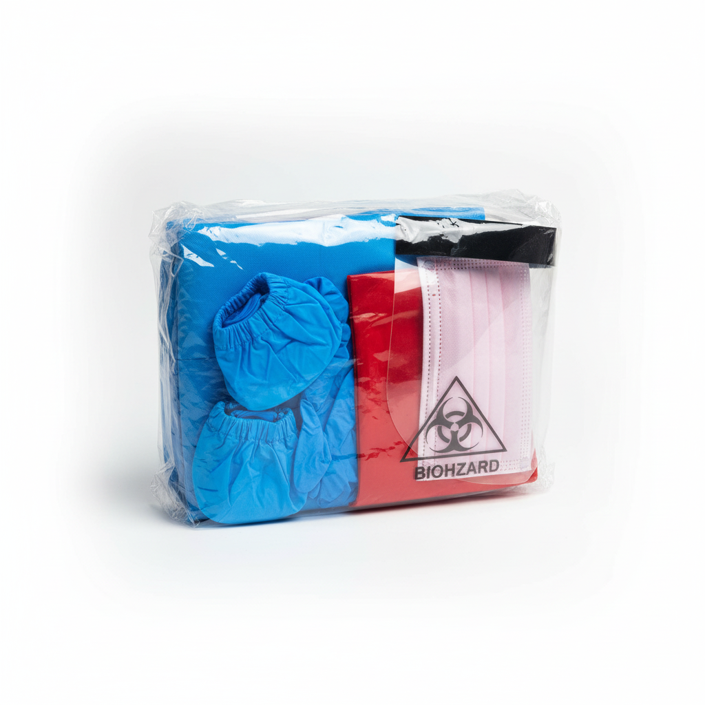 Shrink-wrapped packaging detail