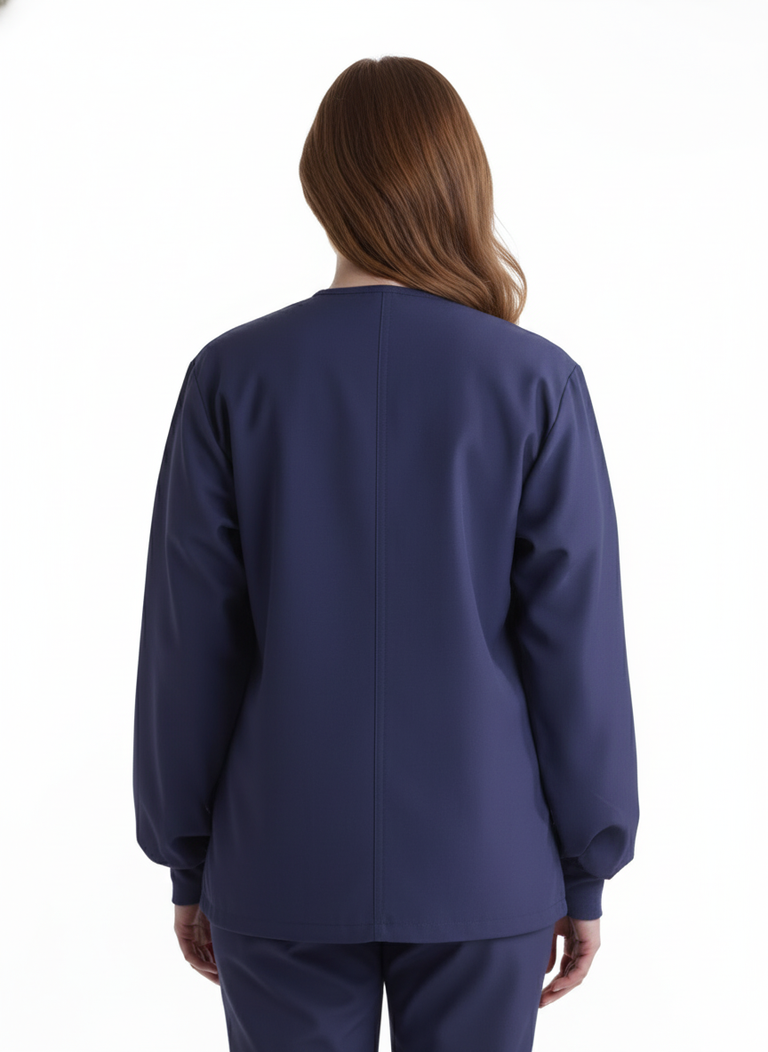 Back view - Medline scrub jacket