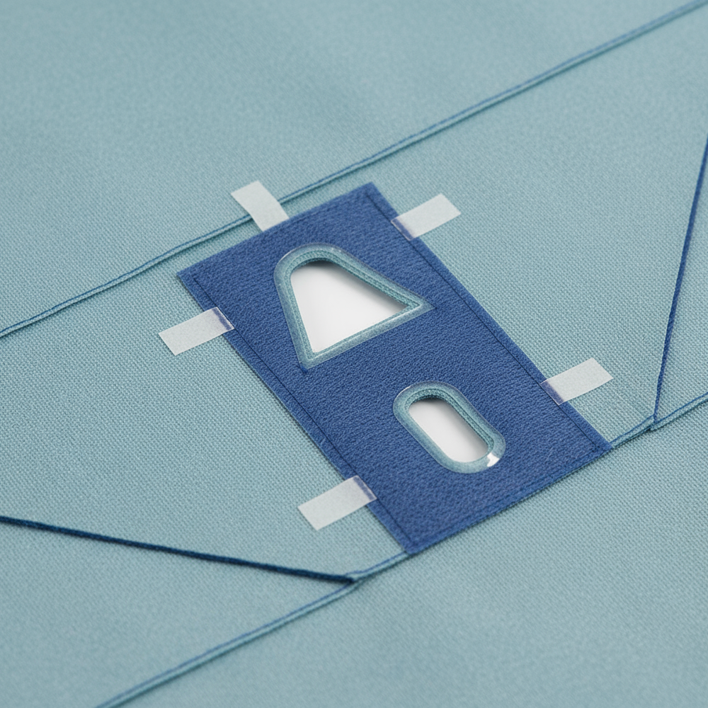 Close-up of SMS fabric detail