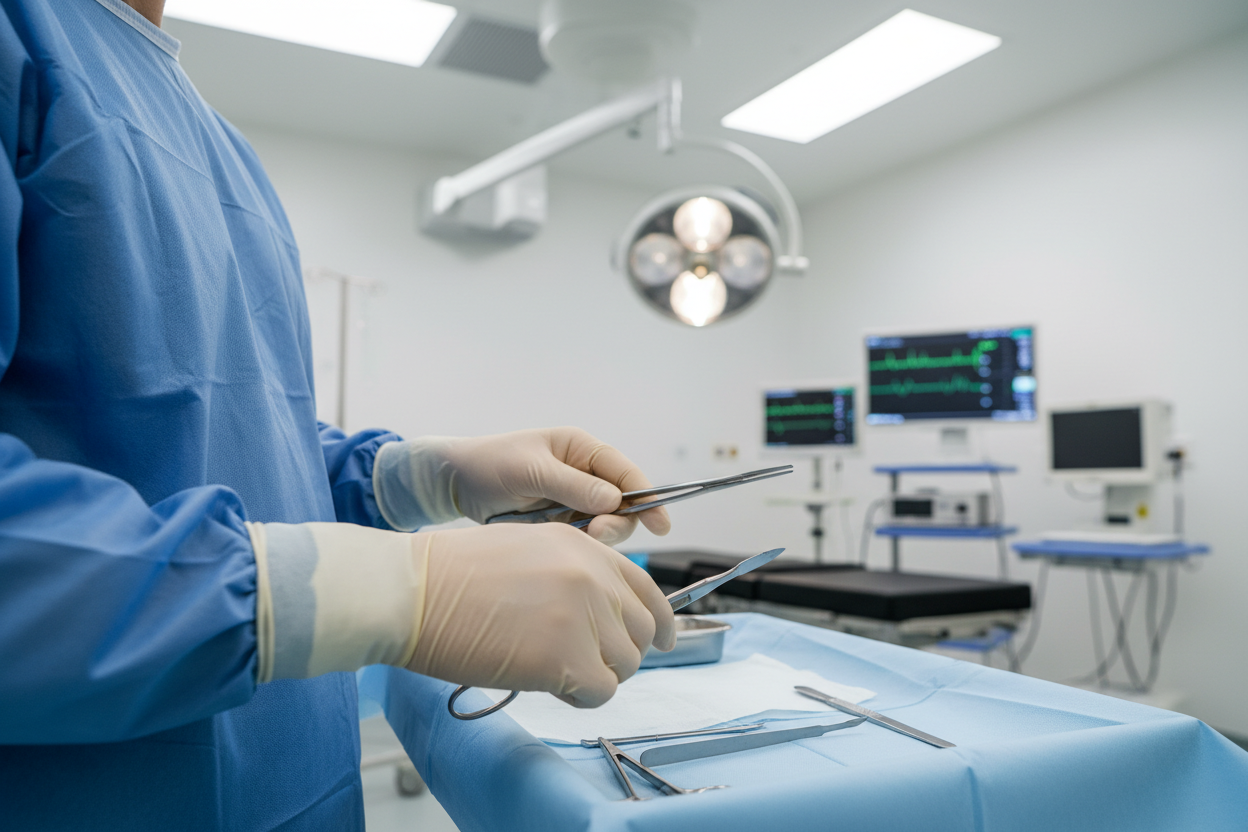 Medical instruments handling