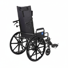 Guardian Reclining Wheelchair - 300 lbs Capacity, Adjustable 90-180° Recline, Elevating Leg Rests
