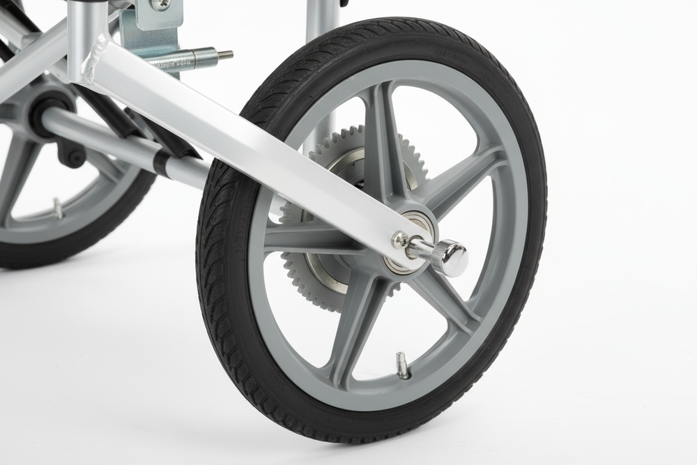 Dual axle detail view