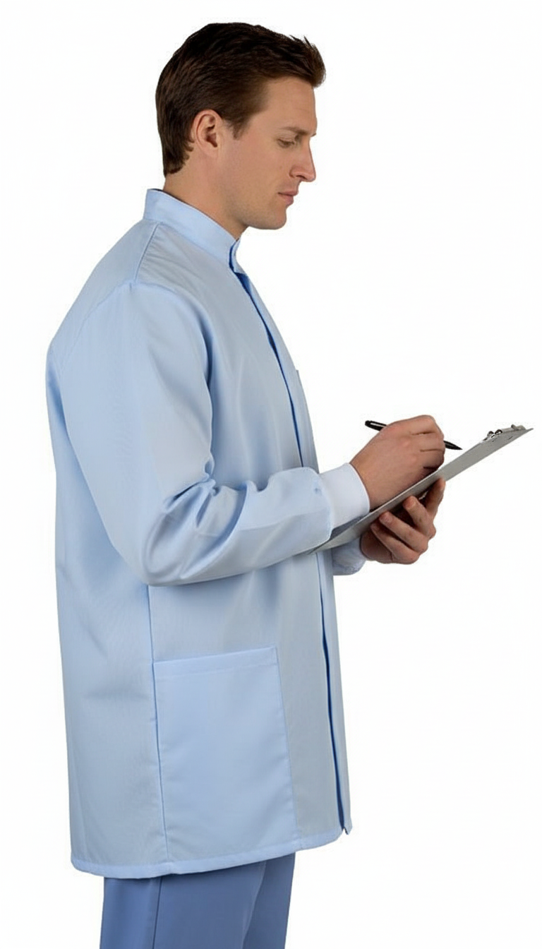 Lab Coat - Side Profile View