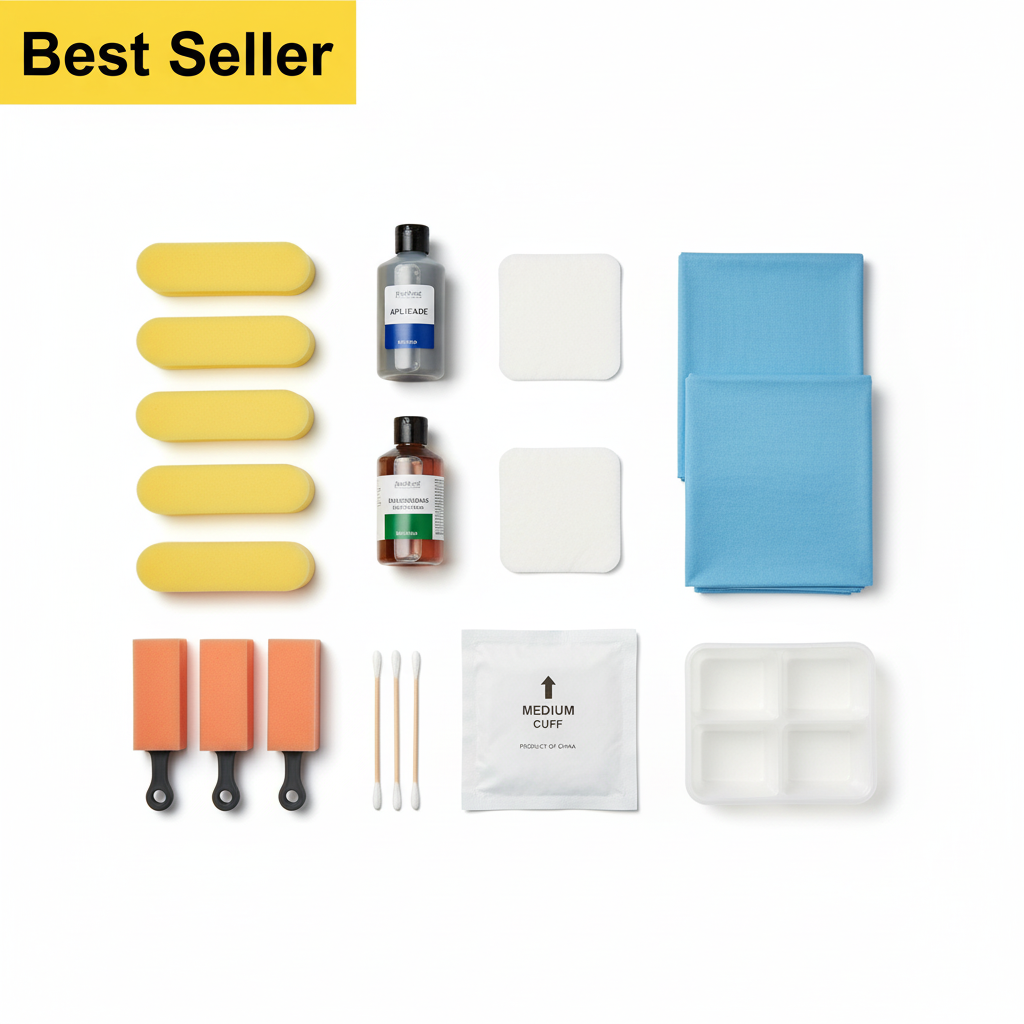 Overhead view of all components