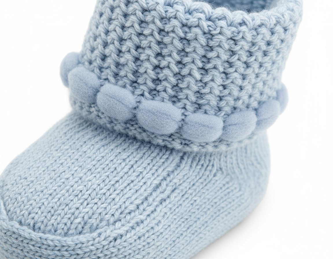 Close-up detail of soft knit fabric texture