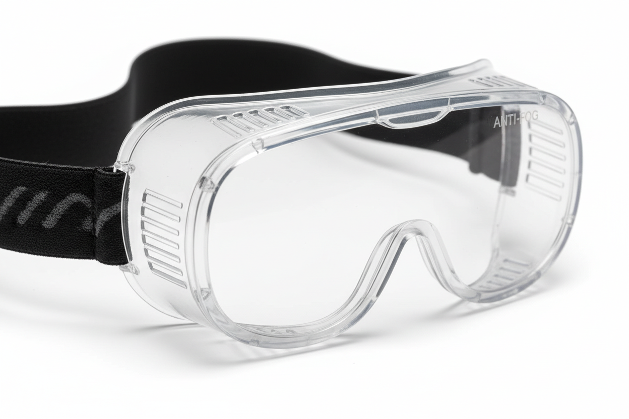 Lab Goggles Detail Close-Up