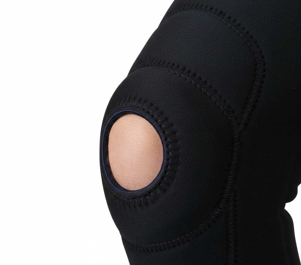 Close-up detail of neoprene material