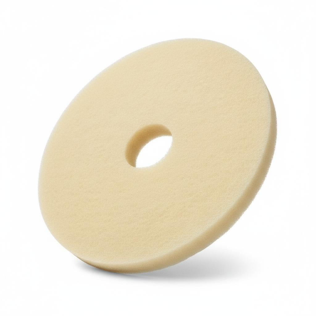 Thermal Buffing Pad - Angled View