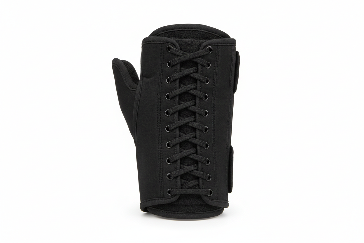 Back view showing lacing system