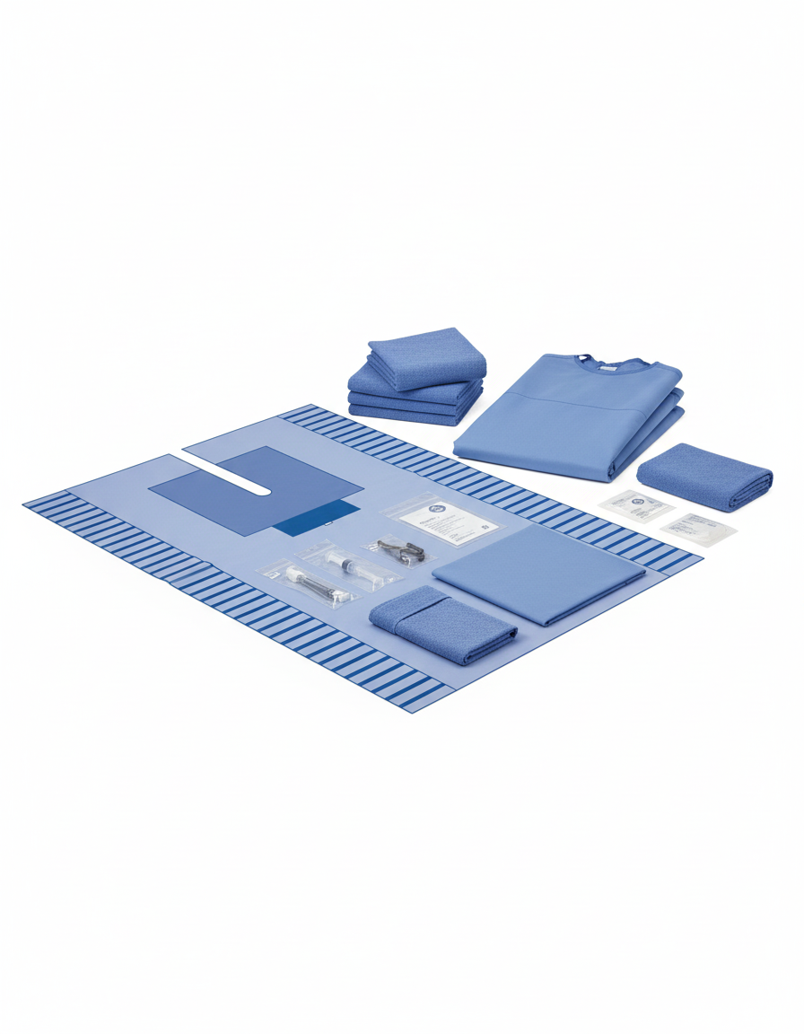 Complete surgical pack contents