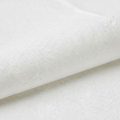 Close-up detail of moisture-repellent poly lining