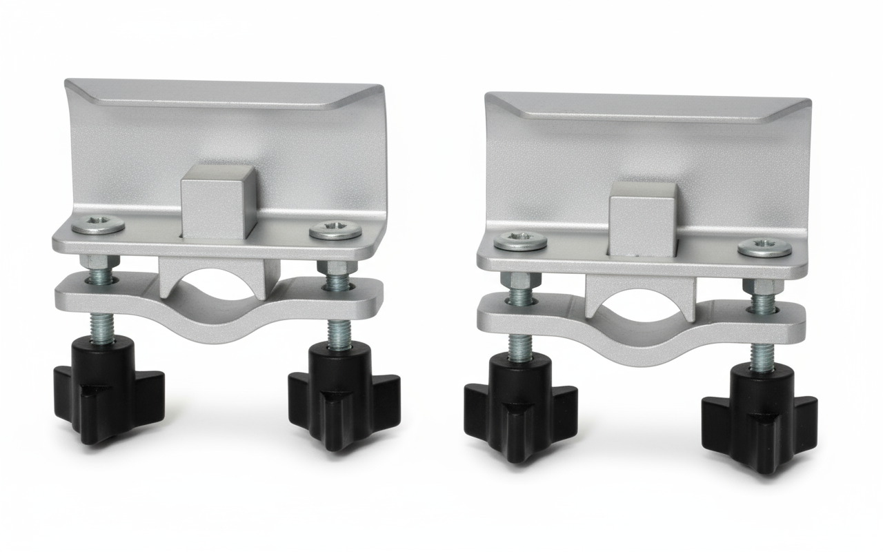 Both clamp assemblies together