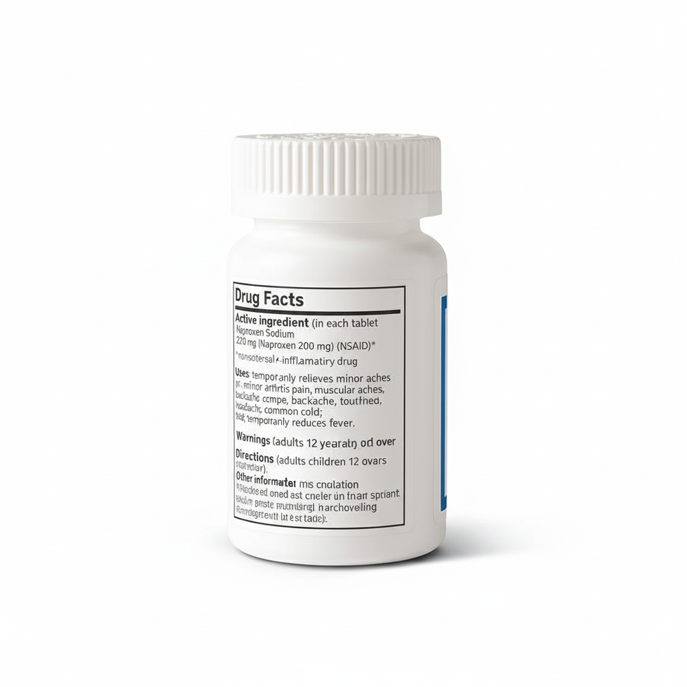 Back label view
