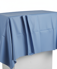 Side drape with fabric trough system