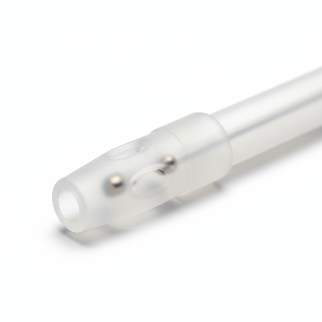 Catheter tip close-up detail