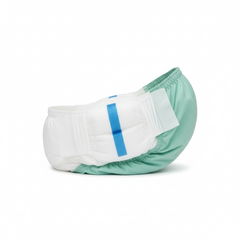 Side profile showing absorbent core