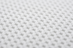 Close-up of open-cell weave texture