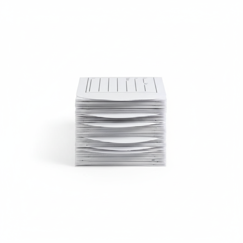 Envelope Stack Side View