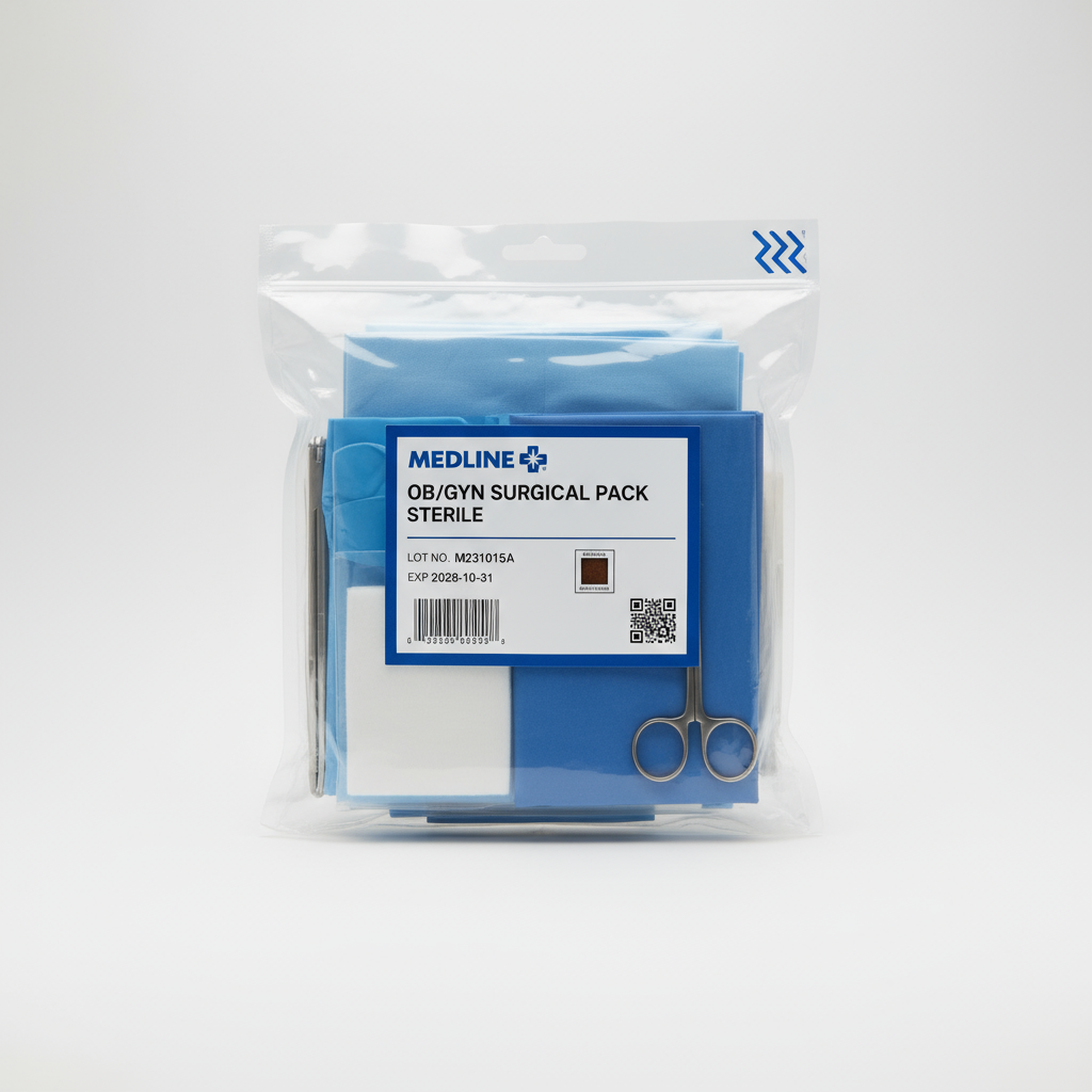 Close-up of packaging label