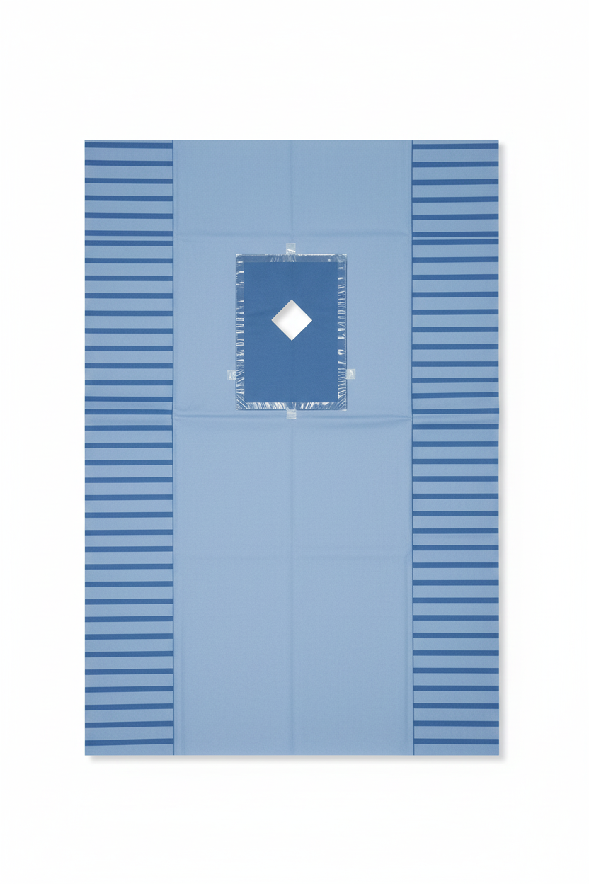 Diamond Fenestration with Adhesive Border