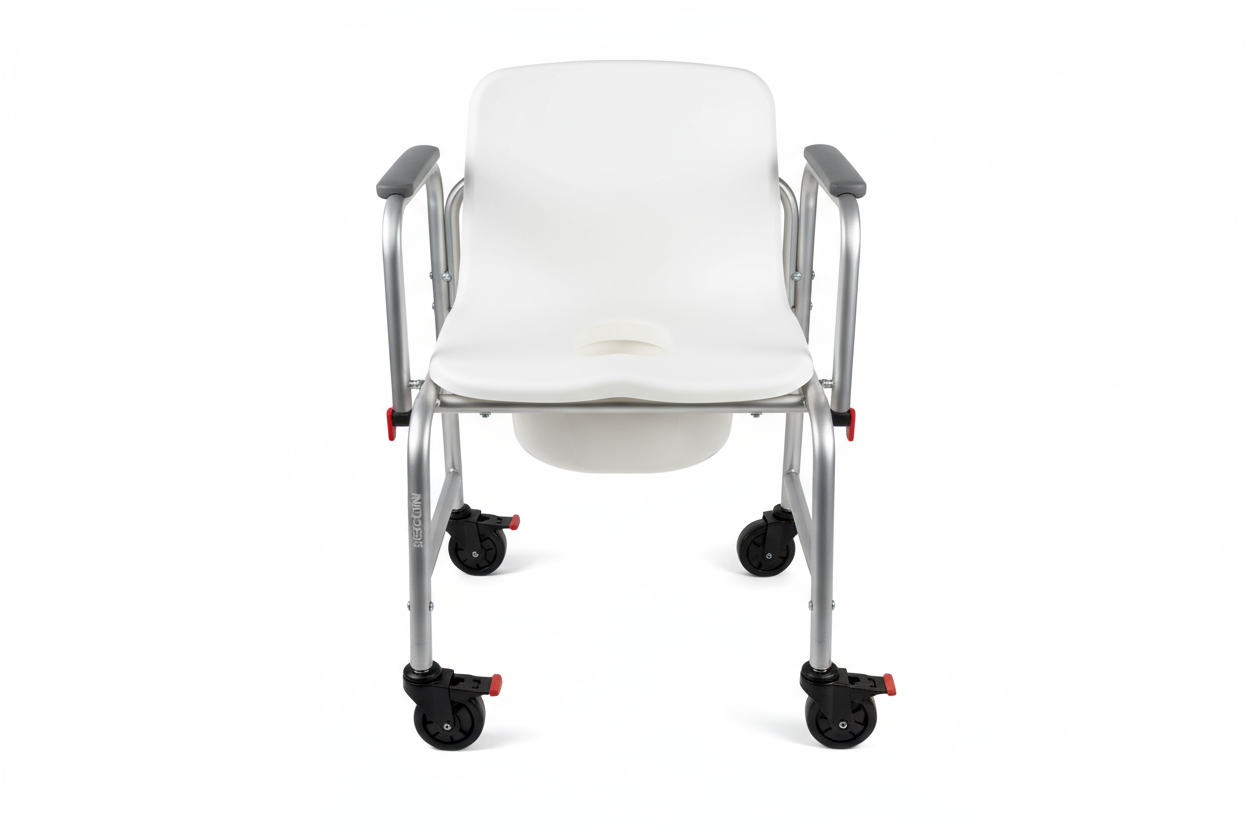 Top-down angled view