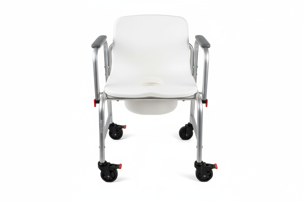 Top-down angled view