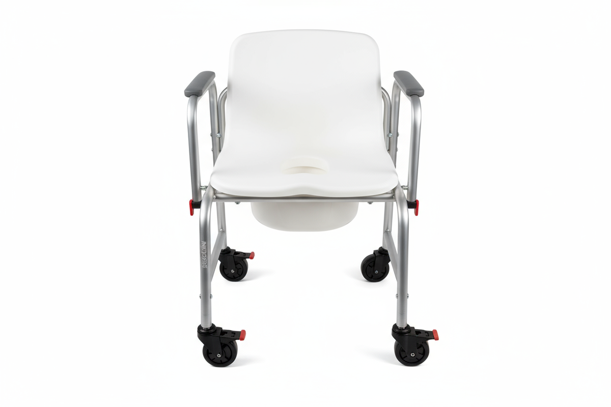 Top-down angled view