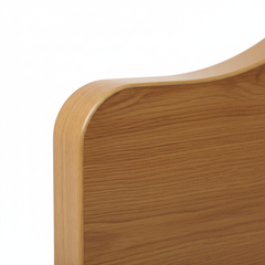 Traditional Headboard and Footboard Set, 36" Wide - Solar Oak Finish (Pair of 2)