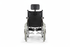 Back view with high backrest and headrest