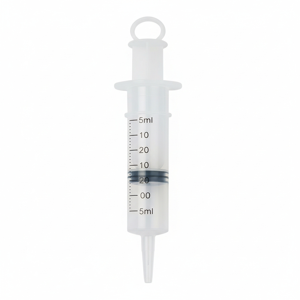Medline Piston Irrigation Syringe - Top View