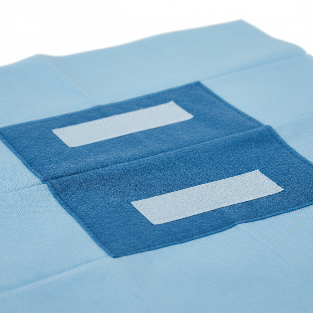 Close-up of reinforced zone