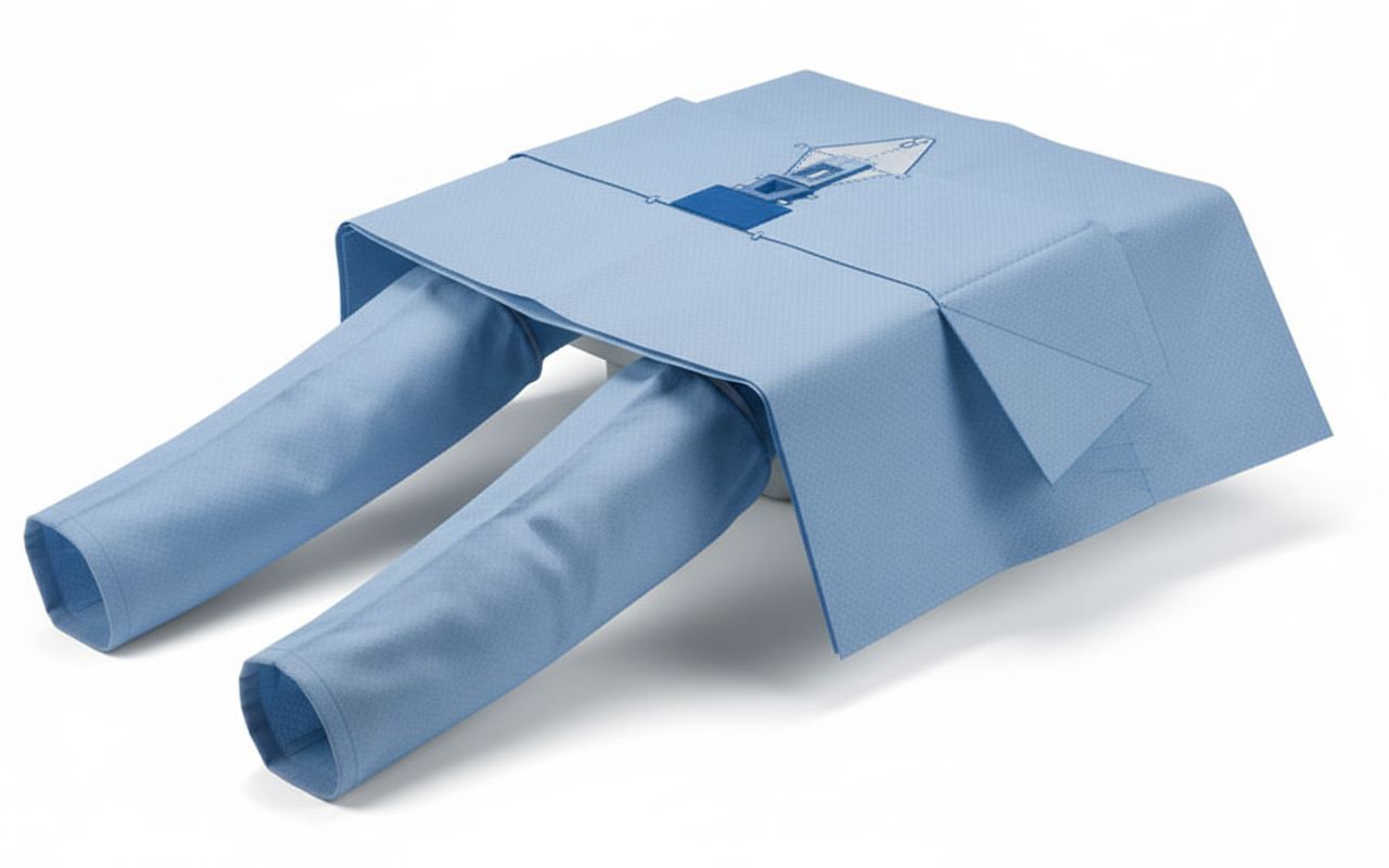 Attached leggings view