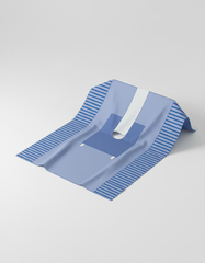 Three-quarter view showing split design