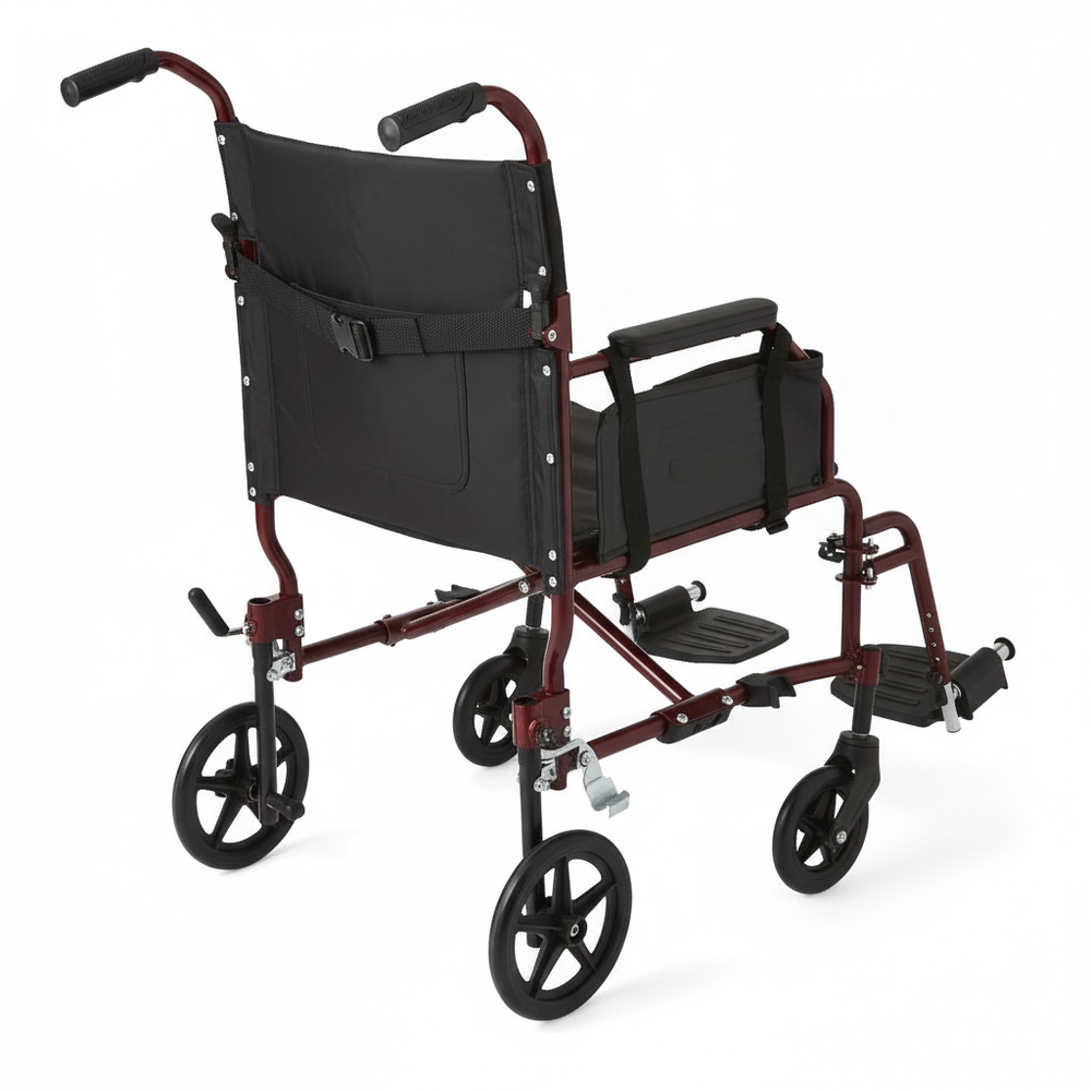 Transport Wheelchair - Rear View