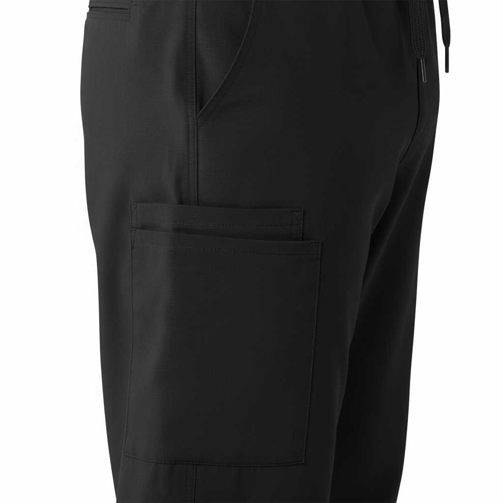 Close-up of cargo pocket detail