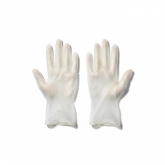 Vinyl Exam Gloves - Flat Lay