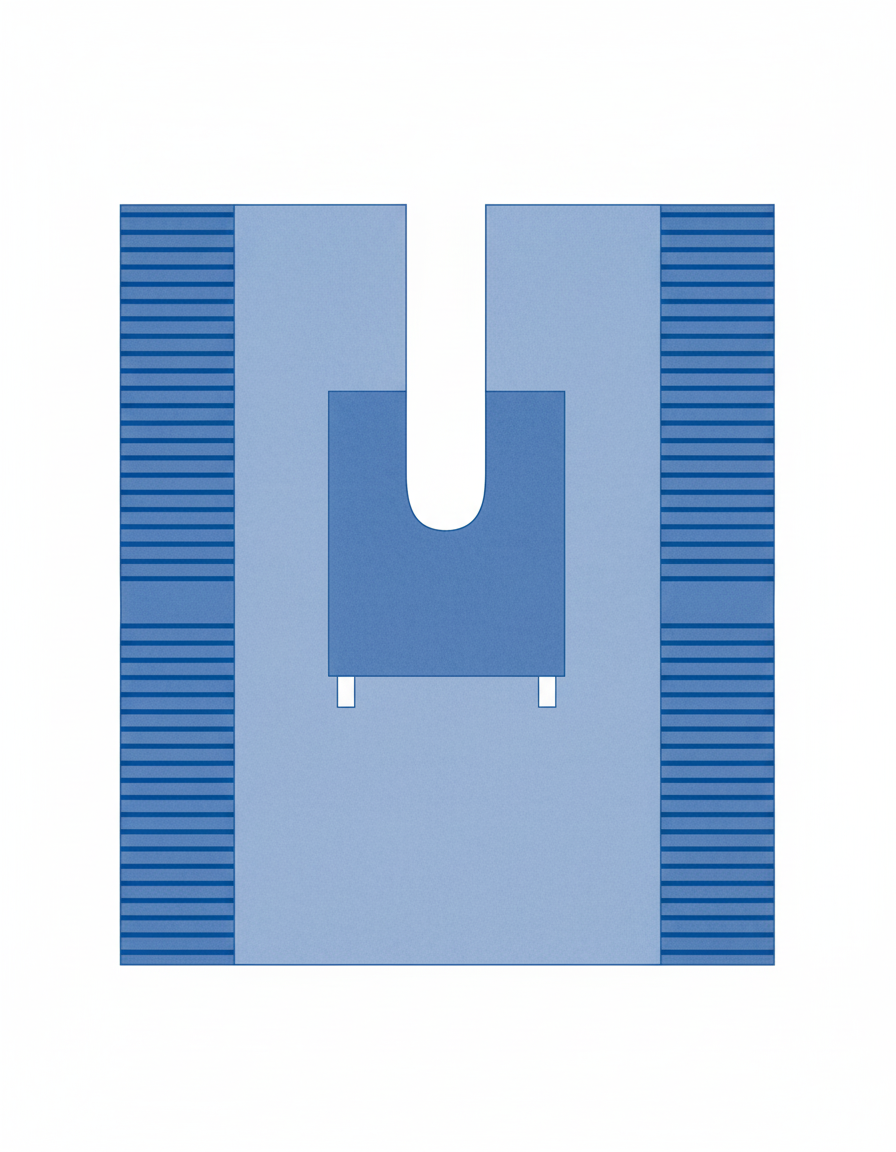 Full Drape Layout - Top View