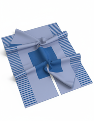 Angled view showing drapeability