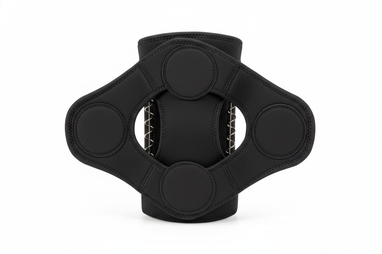 Back view of knee support