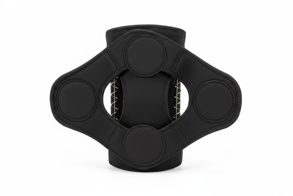 Back view of knee support