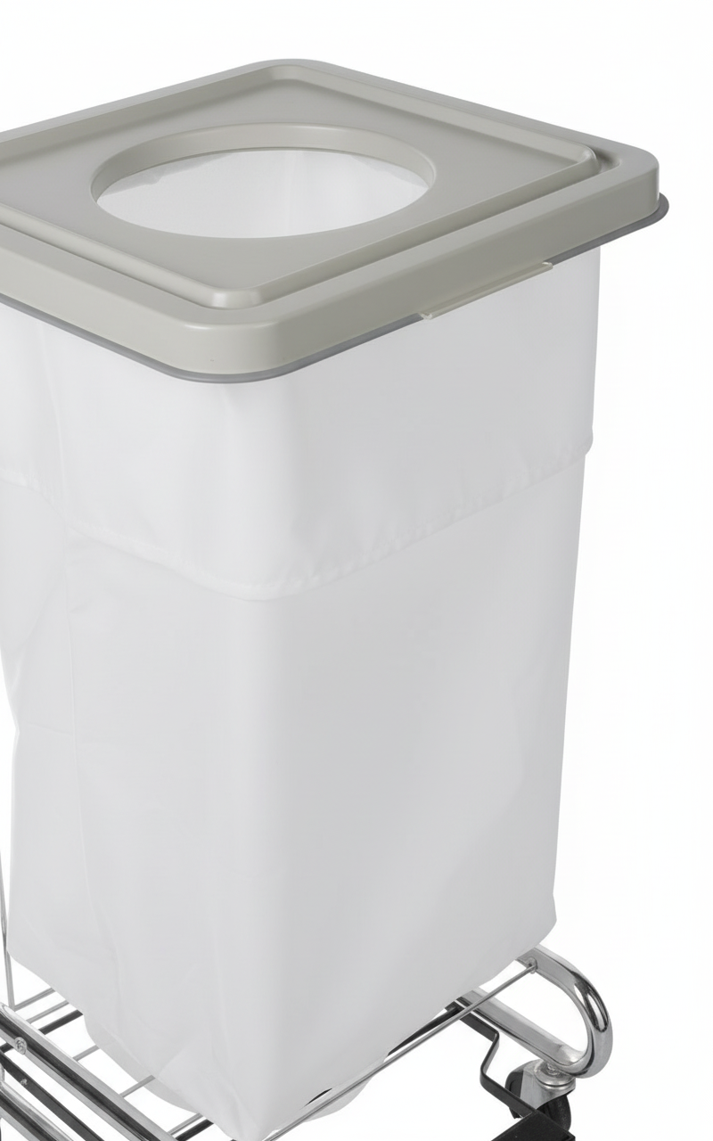 Top angle view showing lid detail