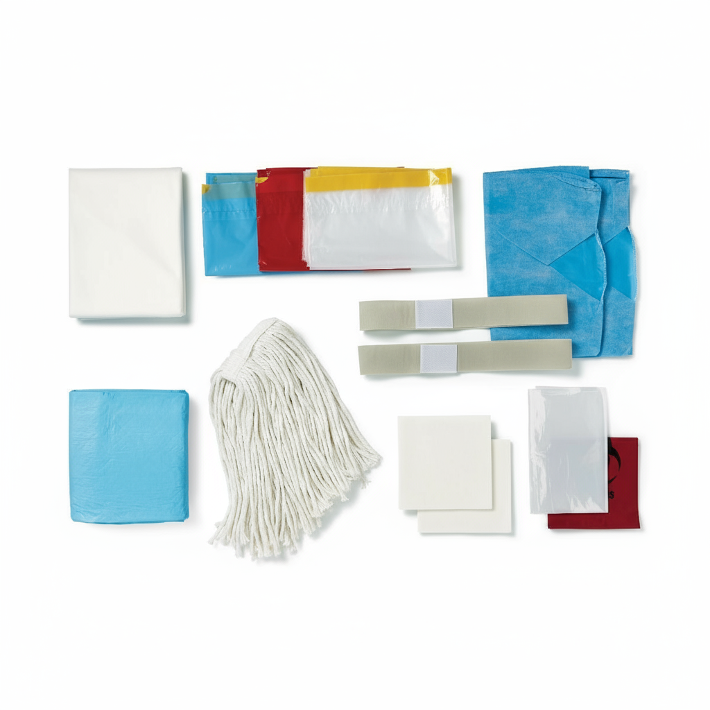 Top-down view of all components